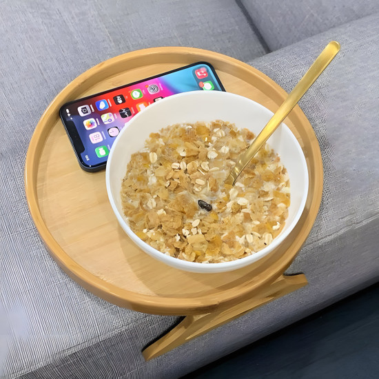 Wooden Sofa Armrest Tray